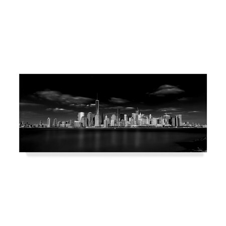 Trademark Fine Art Jackson Carvalho 'The Big Apple' Canvas Art, 14x32 1X07534-C1432GG